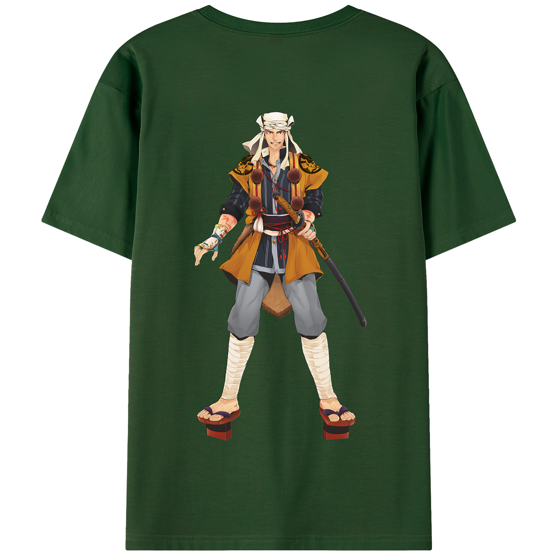 （画像用） 刀剣乱舞 Touken Ranbu 綿100％半袖Tシャツ（背面プリント）